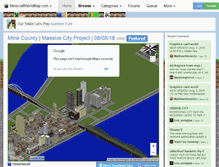 Tablet Screenshot of minecraftworldmap.com
